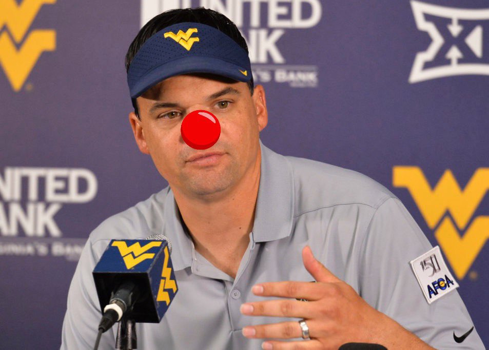 TheBenBoothShow's tweet photo. You people enabling Neal Brown for beating a bunch of 3 and 4 win teams are MORE of a problem than the clown himself. And there are A LOT of you. Way too many! https://t.co/99JplzBER8