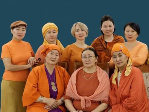 Elimay_kz's tweet photo. Photo of women civil and human rights activists in 2021 November 25. In #Kazakhstan the authorities immediately responded to this initiative with #repression. They were either convicted under #Art405 or subjected to increased pressure & #harassment. @UN_Women @MCederfelt @bowskis https://t.co/yTvMqJUEAd