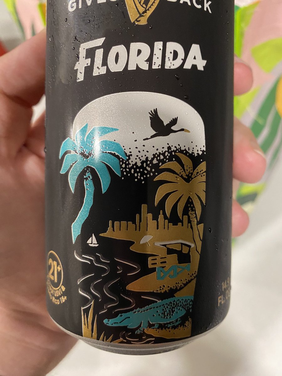 MrHead03's tweet image. Yo @GatorsDaily, look at this sweet little dude on the @GuinnessUS cans! #FloridaShit