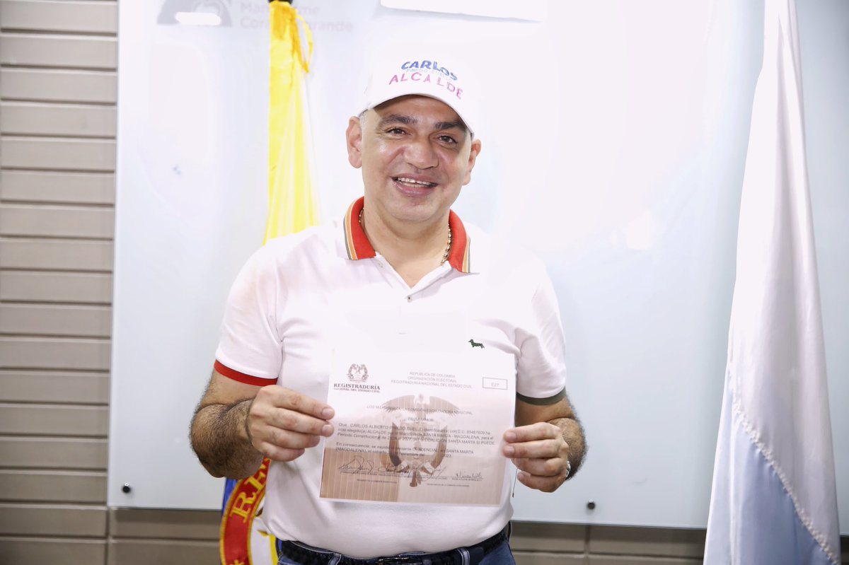 CarlosPinedoC's tweet photo. Santa Marta necesita de grandes transformaciones y es por eso que mi invitación como Alcalde electo, para todos los samarios, es que necesitamos unirnos alrededor de su crecimiento y desarrollo. #SantaMartaSíPuede https://t.co/xV4PGKR29x
