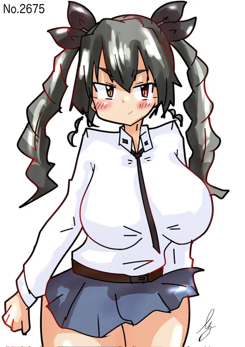 [ちらっとアンチョビ]#1日1ドゥーチェ 