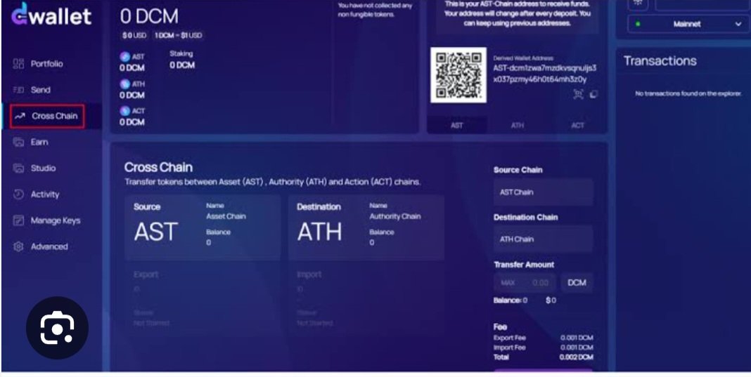 Crypto_Griller's tweet image. Have you checked out how easy it is to use the @DComm_Official wallet🤔
With its fantastic UI design and its 3 chain capabilities to avoid network congestion its a real game changer😎🔥🇦🇺 #DComm #IamDComm #Blockchain #wallet $DCM