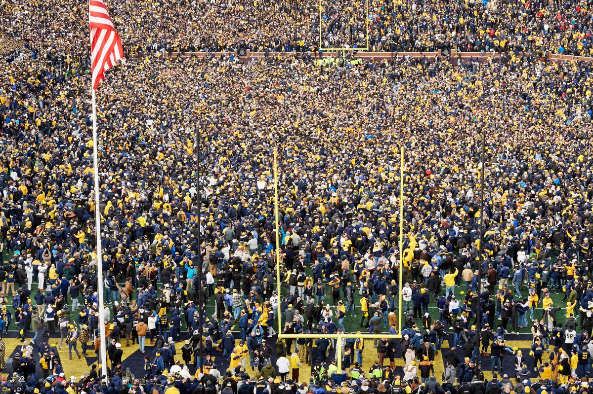 Celebrating with over 100,000 of our closest friends 💙💛

#GoBlue
