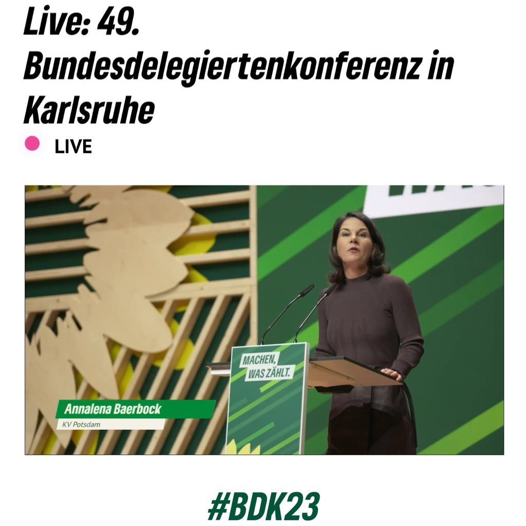 Die Grünen stimmen auf ihrer #BDK23 für mehr Abschiebungen, für Asylverfahren an den Außengrenzen, für Abkommen mit Diktaturen zur gewaltsamen Verhinderung von Flucht. In der Überschrift ihres Programms steht nun „Humanität und Ordnung“. Ja, das hat mal Seehofer gesagt. Anträge