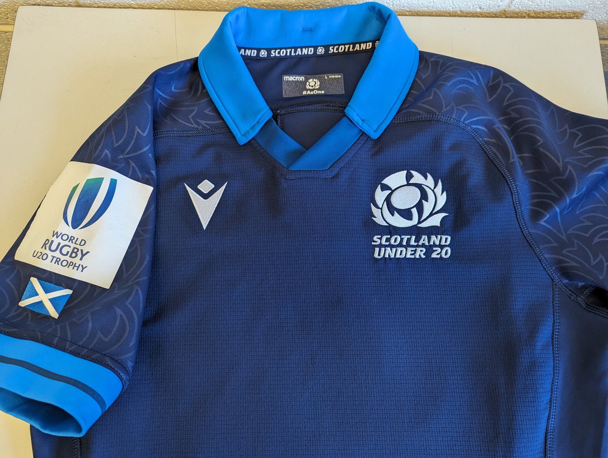 WGSBPE's tweet photo. Massive thanks to recent leaver @will_robinson10 who popped in last week to give us one of his @Scotlandteam U20s shirts for the wall. Will joined @WGSB in year 7 and currently plays for @CaldyRFC in the RFU Championship.
@WGSBSixthForm 
@NextGenXV https://t.co/cM51CU8yOY