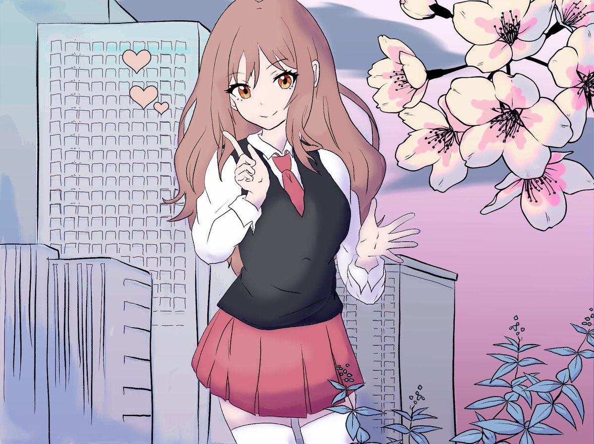 Art Trade for Rachel Bell on Deviantart~
Showing her Persona 

#animegirl #digitalart #schoolgirloutfit #brownhair #fanart #art #trade