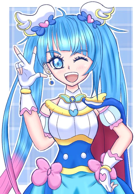 おはようございます今日は一日お絵描きも休んでのんびりします今日は過去絵からひろプリのスカイ、プリズム、バタフライ、マジェスティの女の子4人で失礼しますウィングの絵はまだ無いんだ・・・すまない(*'ω'*) 