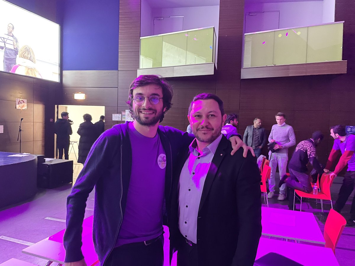 DerarDylanMEKKI's tweet photo. À @Paris_Dauphine s’est tenu la finale de l’éloquence du bégaiement, bravo aux 6 finalistes #Louis #Erwan #Marame #Bastien #Ghislain #Mohamed pour leurs performances. De l’émotion, de l’humour et de l’originalité. Quelle belle plume 👏 Félicitations 🎉 #Handicap @fadila_khattabi https://t.co/JS5N6uYBxX