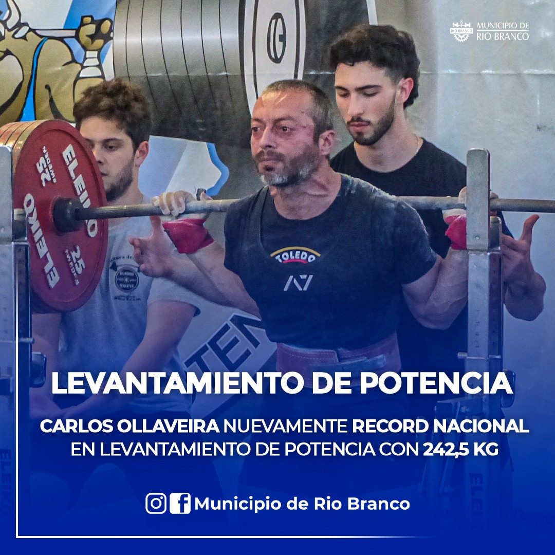Es de Rio Branco es nuestro y hoy se manda otro record el deporte en Rb va enserio. <a href="/AlvaroDelgadoUy/">Alvaro Delgado</a> <a href="/Sebabauza61/">Sebastián Bauzá</a> <a href="/JoseLuisBringa/">Jose Luis Bringa</a> <a href="/sergiobotana/">Sergio Botana</a> <a href="/jose_yurramendi/">Jose Yurramendi</a> <a href="/mauribg/">Dr. Mauricio Baubeta</a>