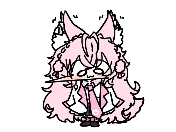 冬毛のこよりちゃん#こよりすけっち 