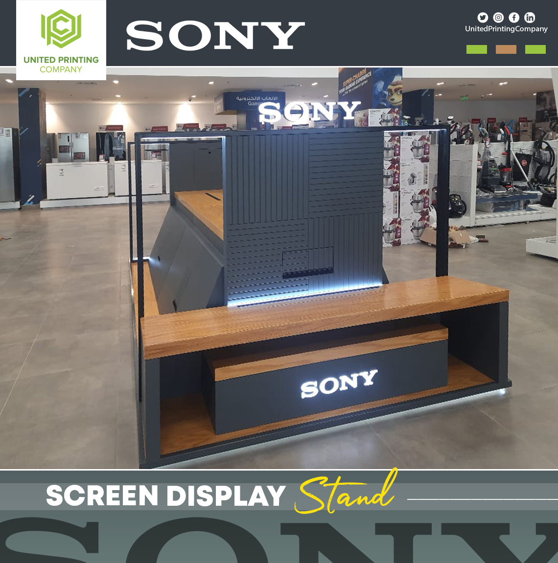 UPC_ksa's tweet image. Design is the intermediary between information and understanding 📷
One of our designs for (SONY)
#Sony #screenstand #displaystanddesign
Fb /UnitedPrintingCompany
Linkedin /UnitedPrintingCompany
Instagram @UnitedPrintingCompany
info@uprintc.com
+966 53 337 0811
