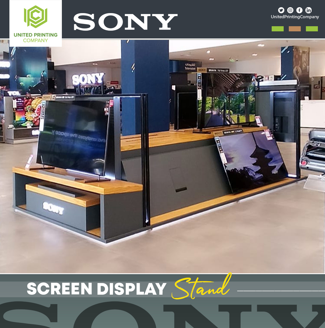 UPC_ksa's tweet image. Design is the intermediary between information and understanding 📷
One of our designs for (SONY)
#Sony #screenstand #displaystanddesign
Fb /UnitedPrintingCompany
Linkedin /UnitedPrintingCompany
Instagram @UnitedPrintingCompany
info@uprintc.com
+966 53 337 0811