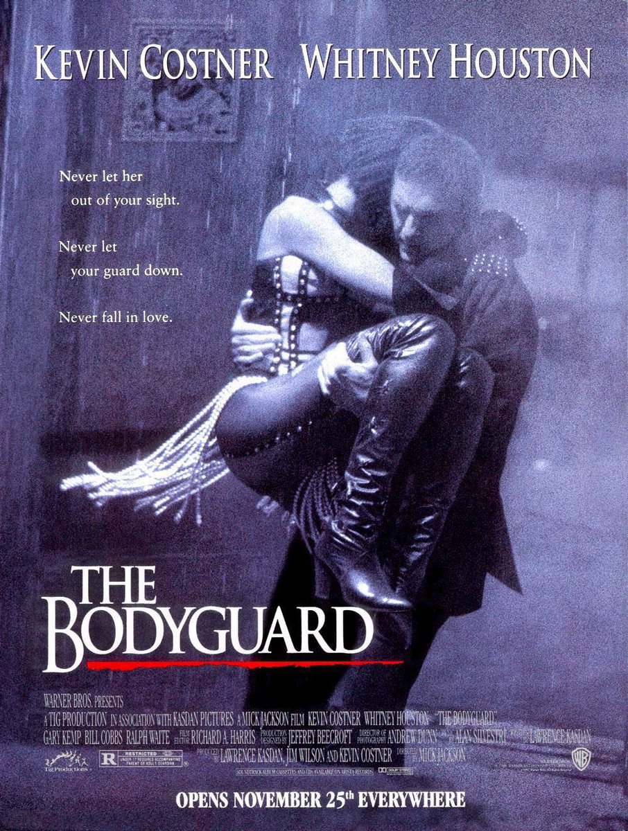 🎬MOVIE HISTORY: 31 years ago today, November 25, 1992, the movie ‘The Bodyguard’ opened in theaters!

#KevinCostner #WhitneyHouston #GaryKemp #BillCobbs #RalphWaite #TomasArana #MicheleLamarRichards #MikeStarr #RichardSchiff #MickJackson