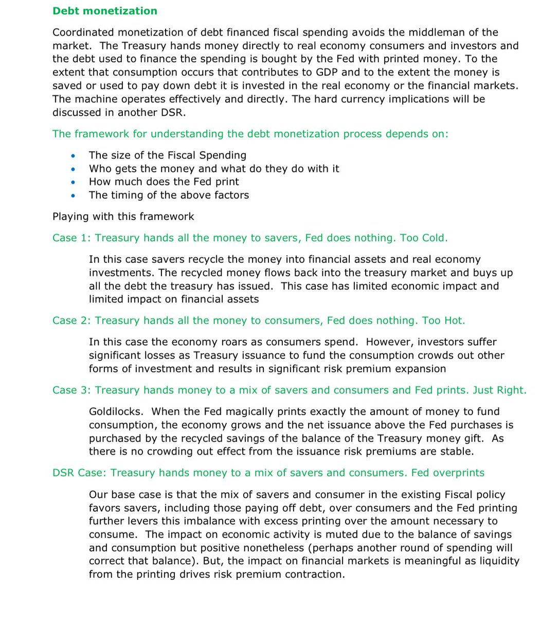 dampedspring's tweet photo. @LukeGromen I pointed out the importance of issuance/spending/QE/QT/Timing in my 5/18/2020 Damped Spring Report with a framework purpose built for post COVID and relevant today https://t.co/vp6GeXUSQY