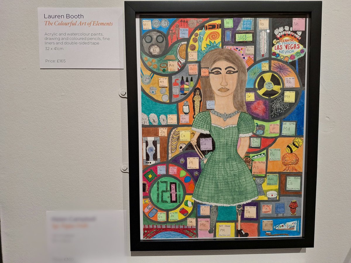 LaurenCBooth86's tweet photo. Great couple of days visiting and working Barnsley's #BrightNights. Got a chance to see my art piece in the #CooperPrize exhibition, from Doctor Who to Lord of the rings something for everyone to see. #MiddleEarth #DoctorWho #CooperGallery #ExperienceBarnsley #Christmas https://t.co/VWk5wk15Dd