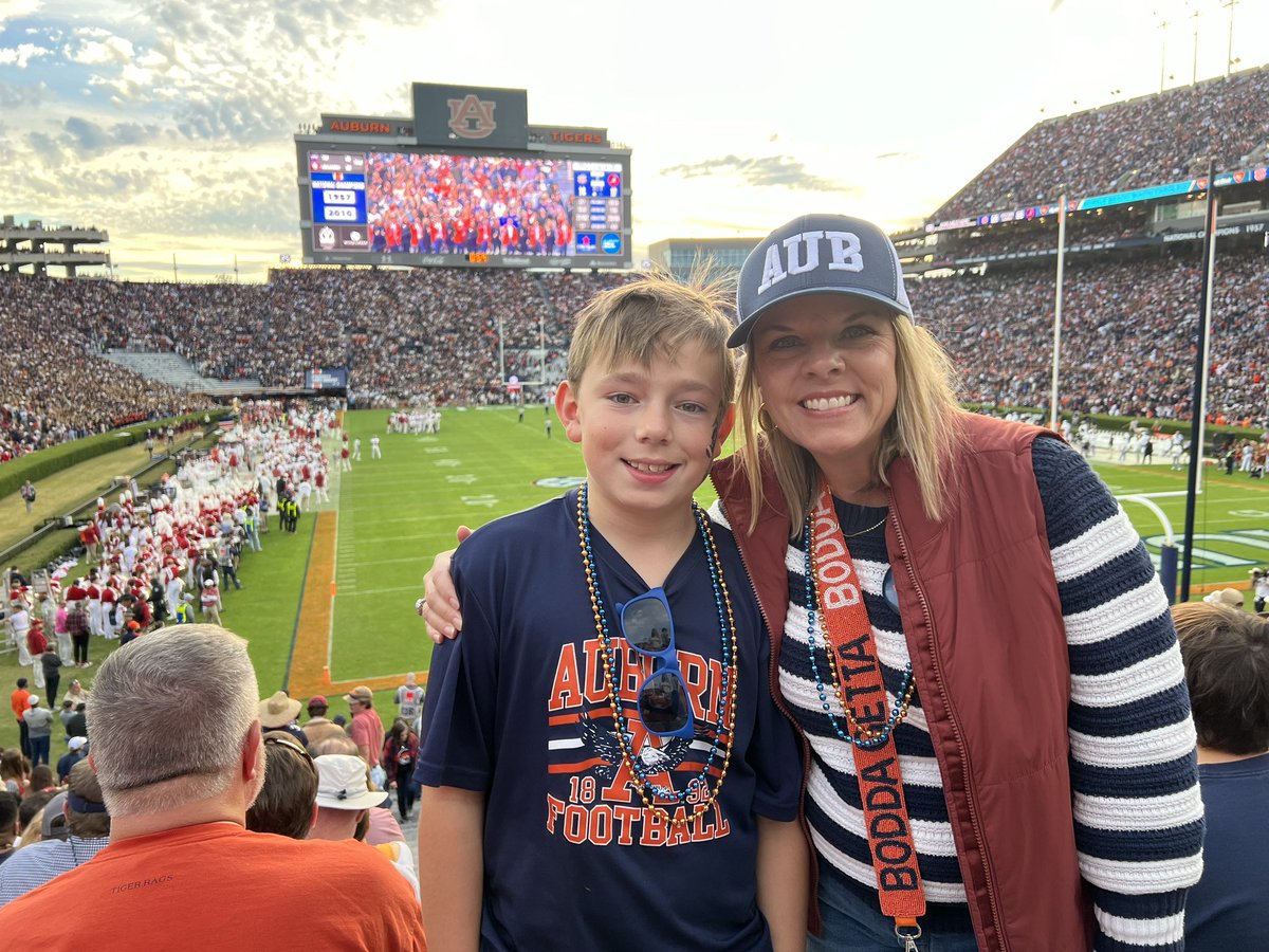 Owen’s first #IronBowl   #WarEagle