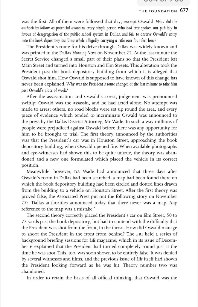 One of the first JFK assassination truthers was Bertrand Russell, here talking about the frontal shot and calling the Warren Commission bullshit before the report was even released