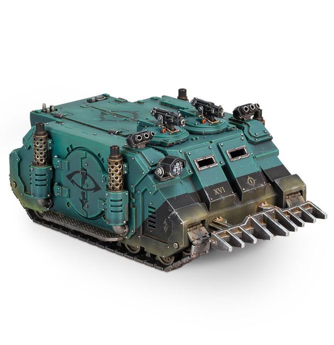 Technasma's tweet photo. @edgeblend you sculpted the SoBs Rhino and Immolator right? Do you know if the parts would fit the newer HH Deimos Rhino? Eg. Would the SOB top hatch, cupolas and front armour + the Immolator side doors fit the Deimos? Cheers! https://t.co/M8c0TuSZTW