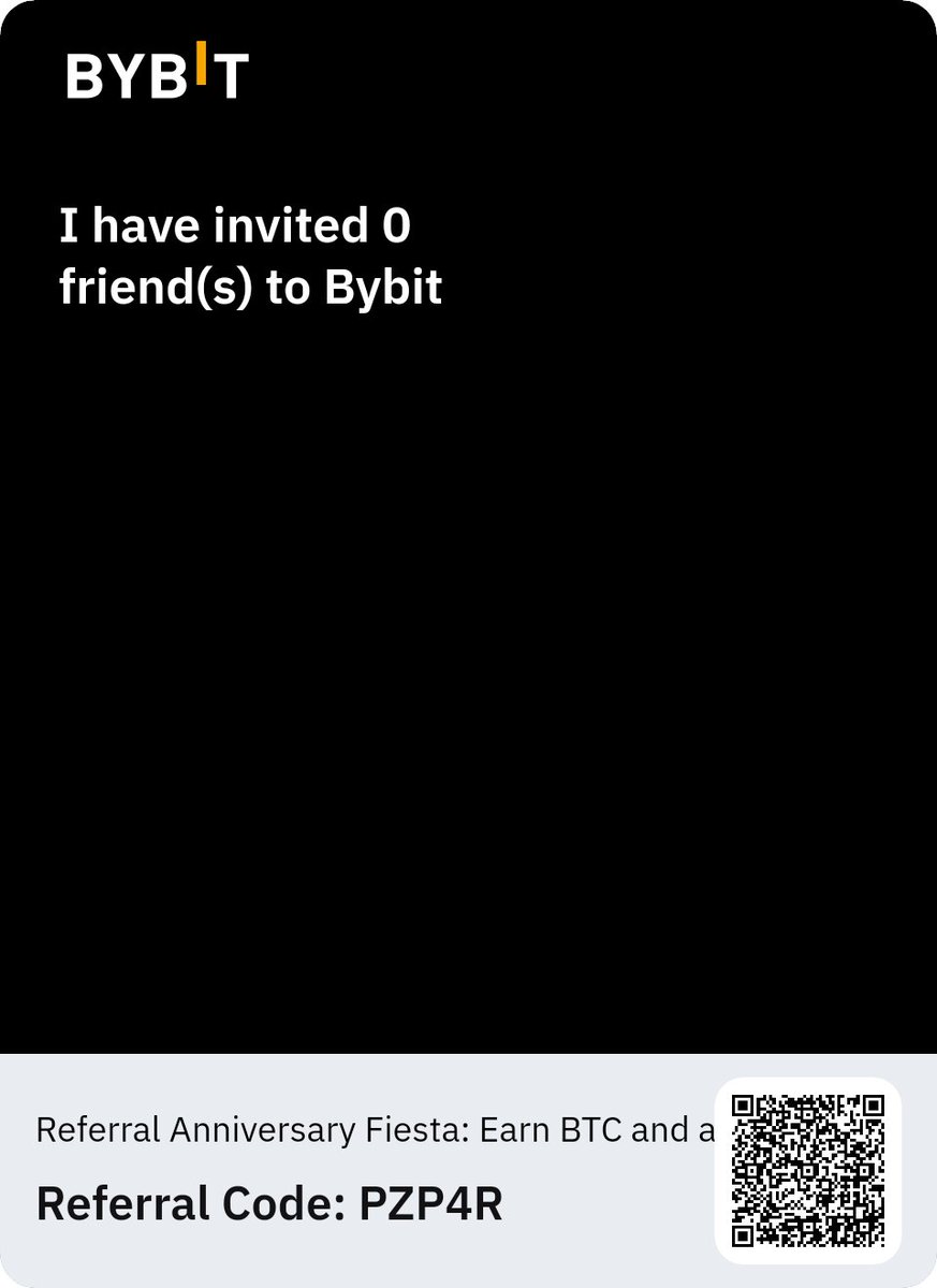 I have invited 0 friend(s) to Bybit. Hey there, I've found an amazing platform I can't keep to myself. Check it out! bybit.com/promo/events/r…
bybit.com/promo/events/r…