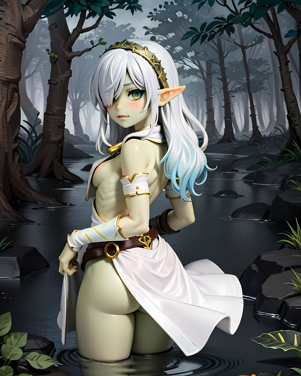 Choco_Diffusion's tweet image. Here is my entry to @AlizsArts #OrchifyWaifus challenge💚

Some cute orc girl figurines😉✨