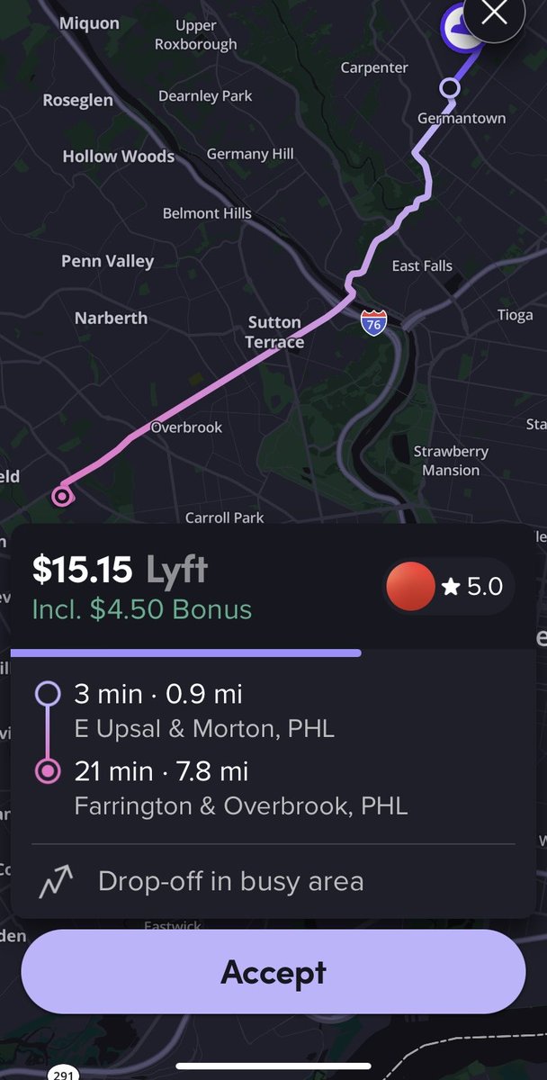 ronparlay's tweet image. $15 for 9 miles of city driving on Thanksgiving weekend. The $4.50 “bonus” indicates high demand. This would’ve been a perfectly fair cut for a cab driver in 1993 smh. Shame on #Lyft and #Uber for paying drivers peanuts while they gobble up 50% or more of the fare. #racketeering