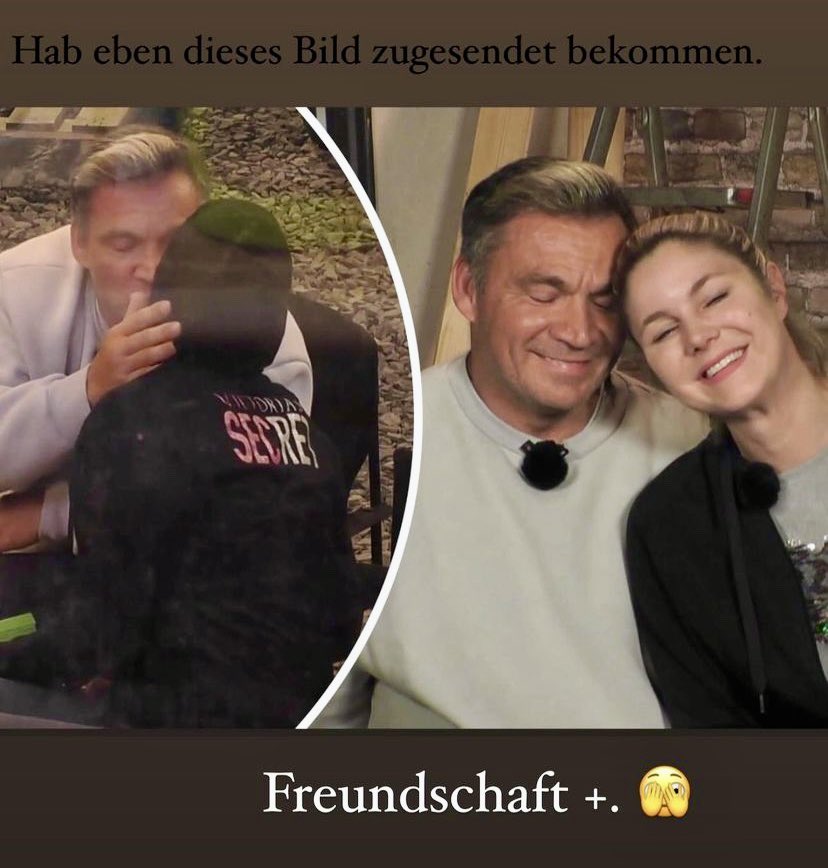 marieclaasen's tweet photo. Nur FREUNDSCHAFT! 😂
#PromiBB #peterklein #yvonnewölke
credit: betti orth IG Story https://t.co/ZzuSn9zHYQ