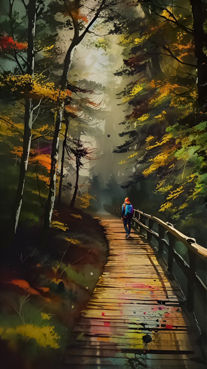 NicholasKatz1's tweet photo. An Early Morning Hike Through the Misty Forest
.
.
#digitalart #aiart #generativeart #digitalartist #graphicdesign #artwork #artoftheday #contemporaryart #digitalpainting #conceptart #aipainting #landscapeart #forest #forestart #trees #treeart #fantasyart https://t.co/gx8yI4Sc8J