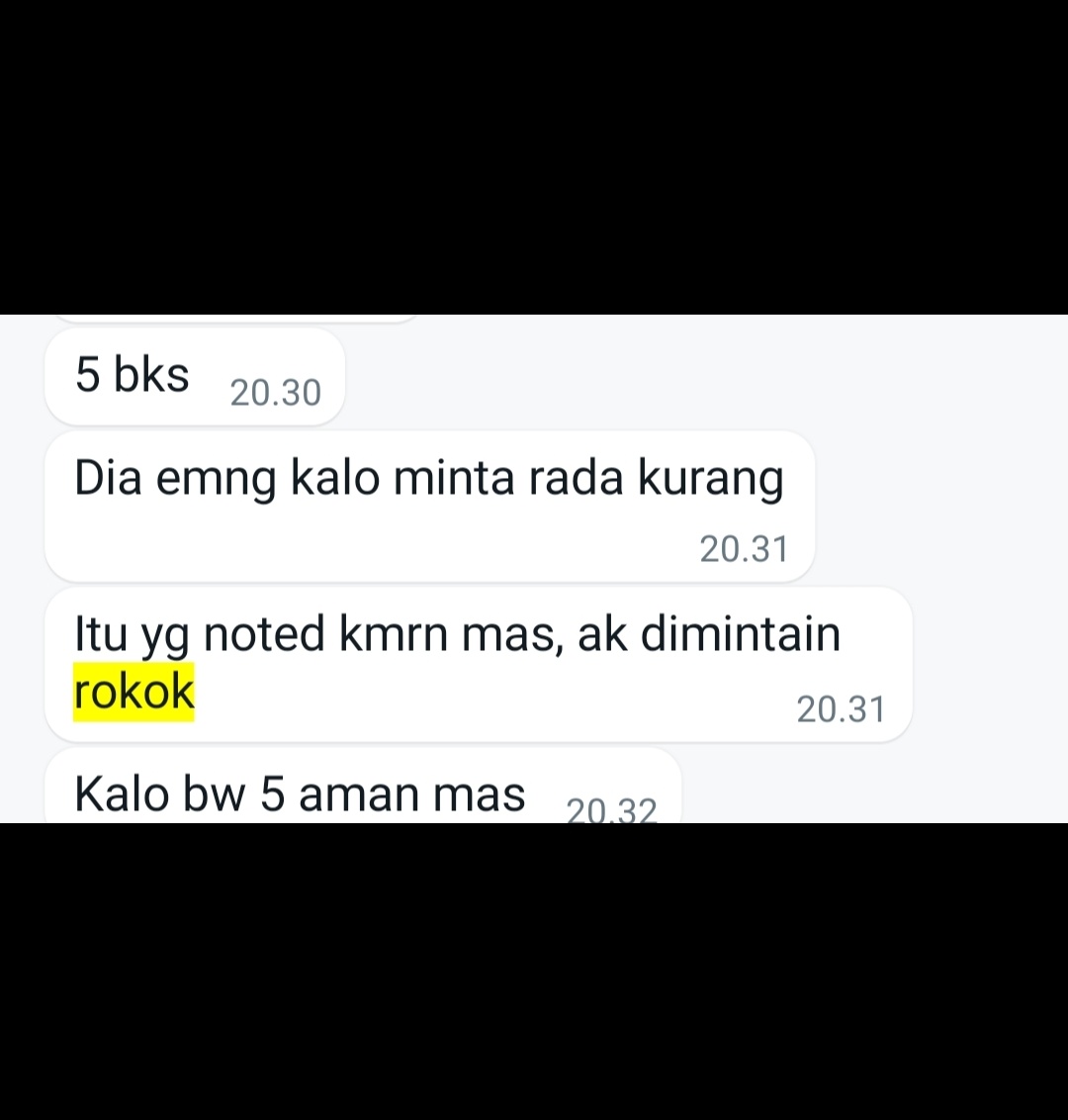 Mau kegocek lagi terserah. 

Dari dulu selalu vokal sama oknum² perokok yg agak gimana gitu. 

Pada pilih ga ngerokok daripada gak makan 😓😓

Mending kalau bisa puasa. 
Lah ini mintanya ke kita disini. 

Faktanya juga, stunting di Indonesia Tinggi karena anggaran belanja