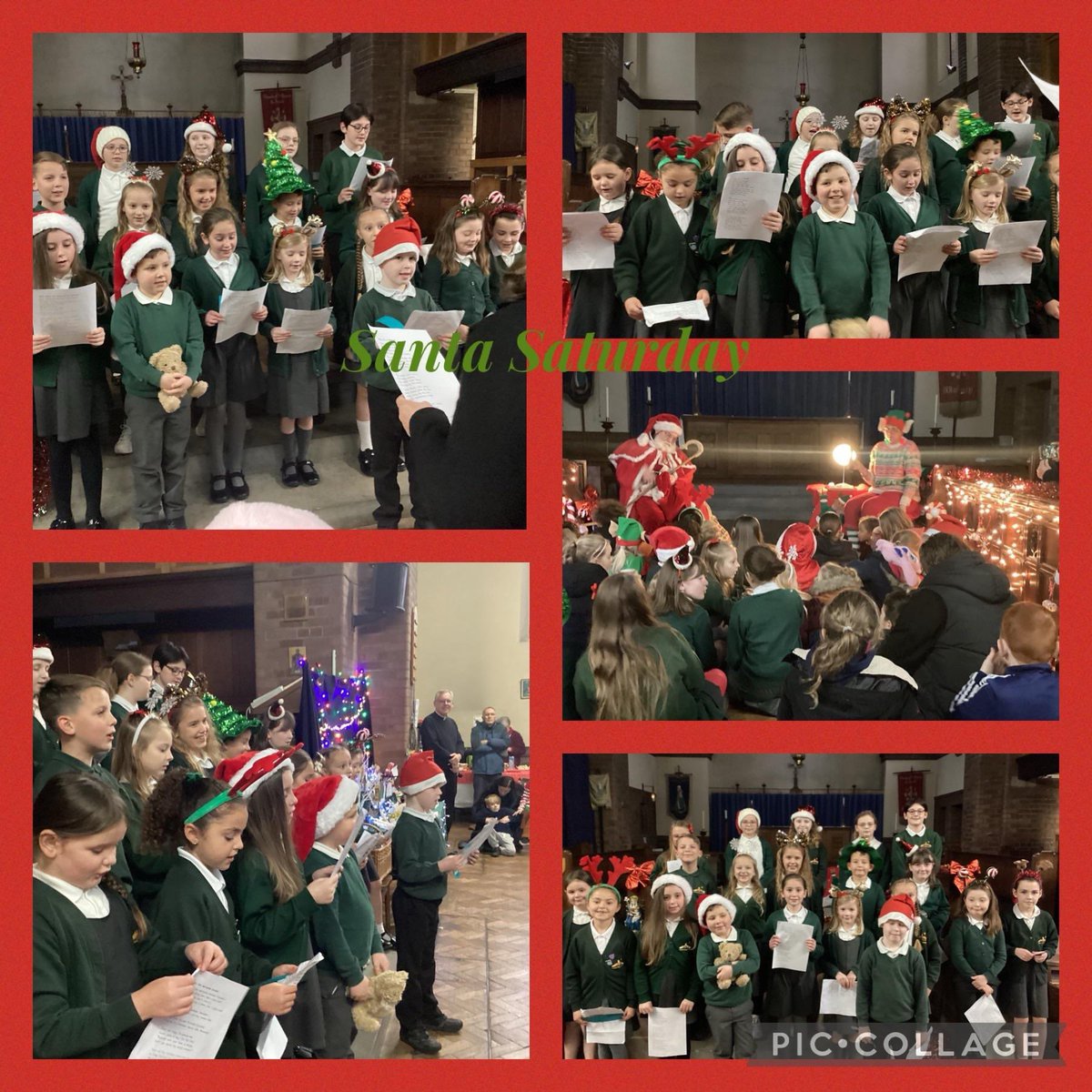 Santa Saturday - 25th November The Choir attend Santa Saturday at St Thomas’s Church today. They sang each song beautifully and confidently and should be very proud of themselves. Well done to you all 🎤 🎅 🎵 thanks to all who supported 🎄🎄🎄🎄