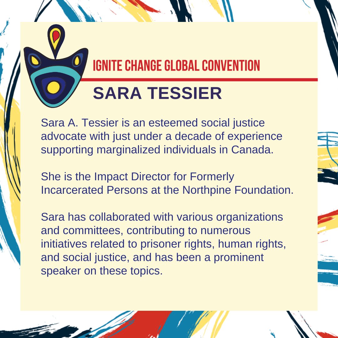 On December  7, join an online presentation from <a href="/SaraTessier15/">Sara Tessier</a>, advocate w/ <a href="/NorthpineCanada/">The Northpine Foundation</a>, on Strip Searches &amp; Sexual Violence in Prisons. 

Part of Ignite Change - Info, schedule &amp; tickets: bit.ly/3uw3iCX 

#ignitechange2023 #humanrights75 #jhc #rightingrelations