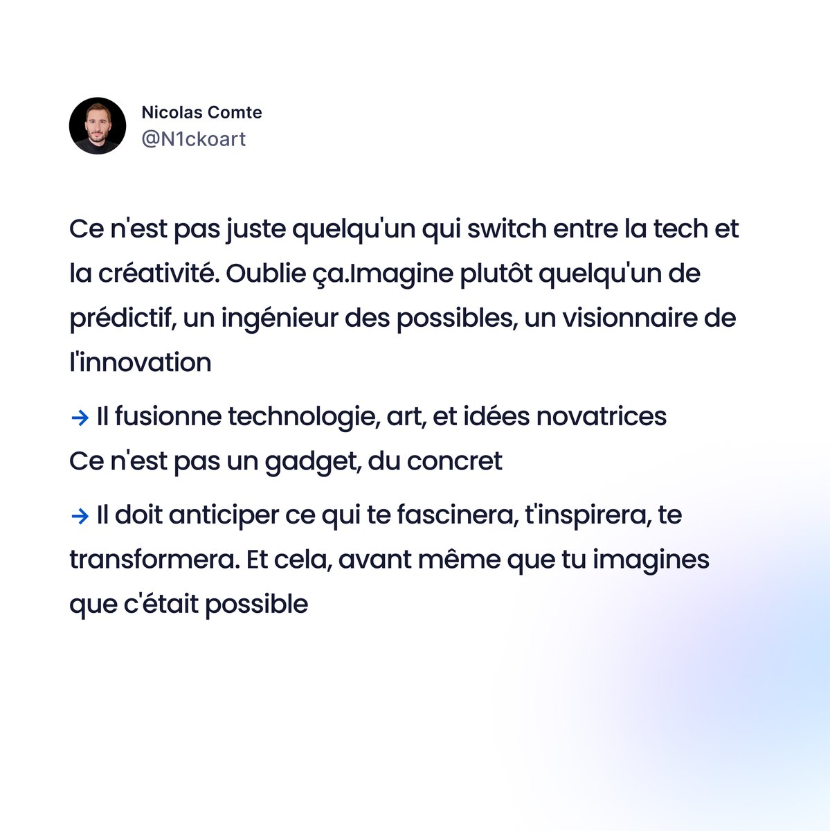 Découvre le métier de creative technologist
Fusionne art et tech pour des expériences inédites. 🎨💻 #CreativeTech #TechTrends
