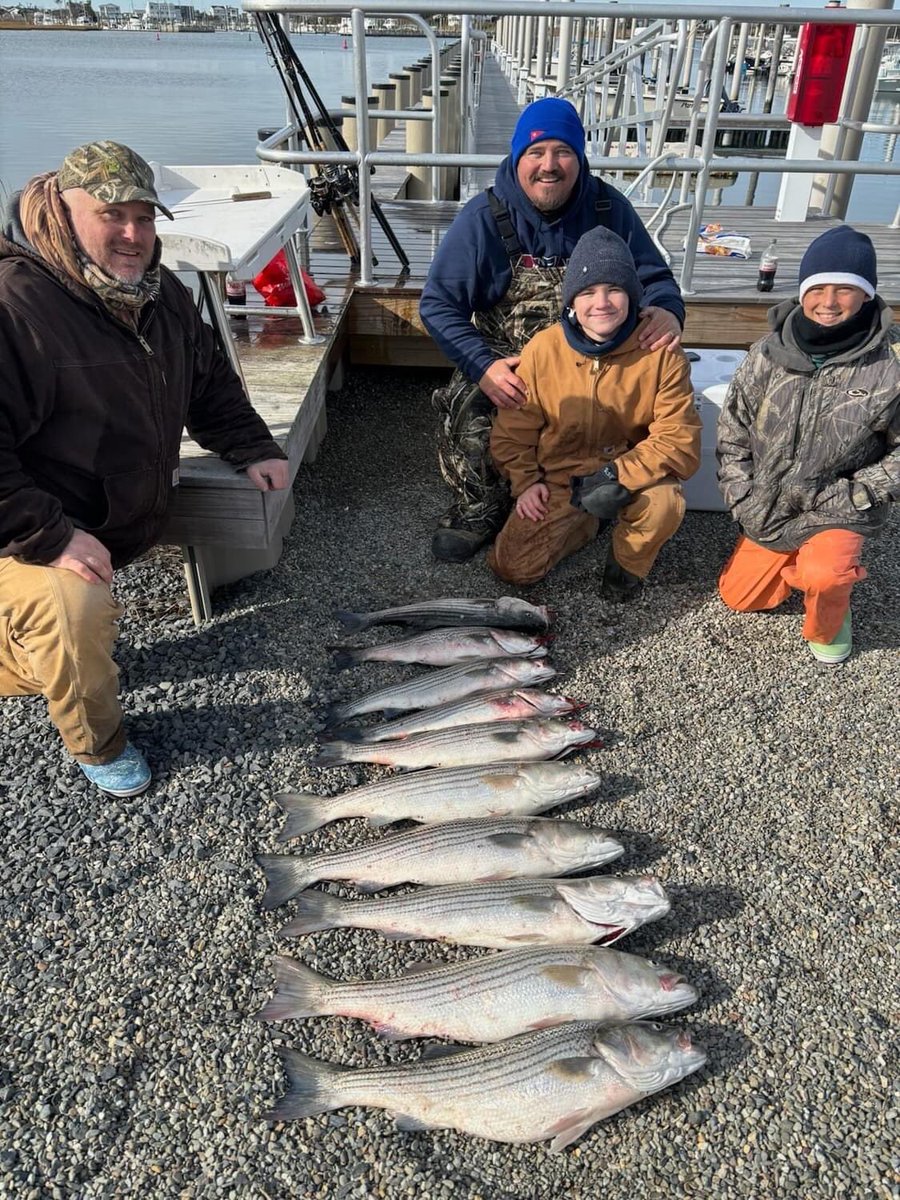 What a trip!! 5 man limit and a ton that we threw back, huge Blue Fish and a couple Dogfish. Thank you Laura Sportsfishing out of Barnegat Light!! Mark and Danny put us on em!! #sjshooters #SJShooters #njfishing #fishinglife #fishingnj #striperfishing #stripers #catfishfishing