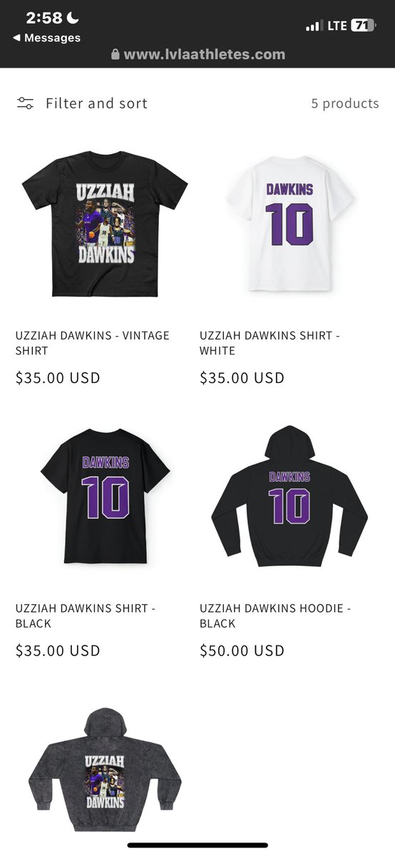 Uzziah Dawkins x LVLA
Official Athlete Merchandise just Dropped!
Shop Uzziah's official apparel at
Lvlaathletes.com

lvlaathletes.com/collections/uz…