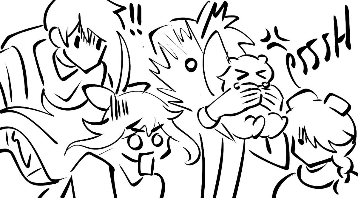 They didn't notice it's a skunk, these dummies 