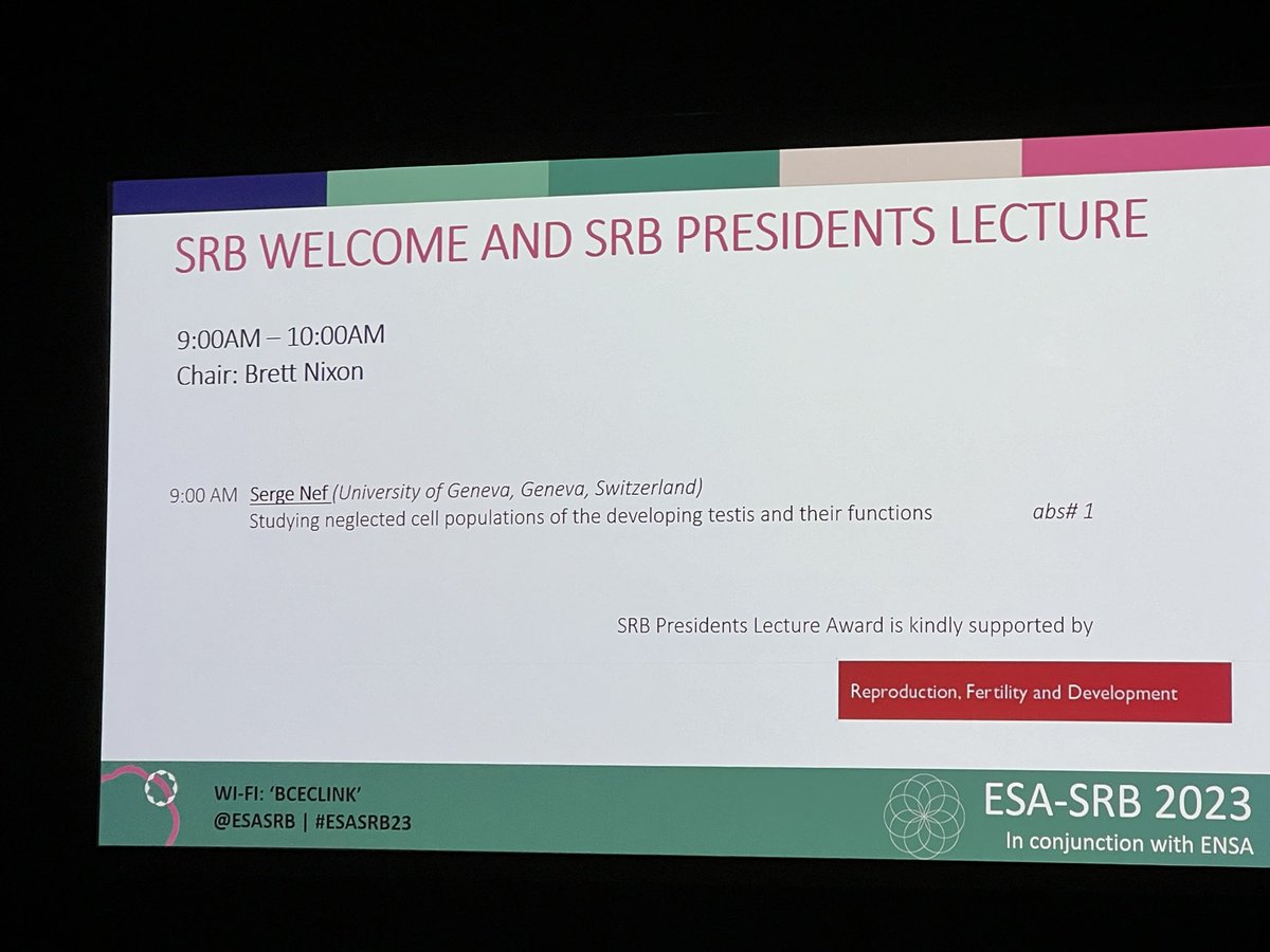And we’re off!! <a href="/BrettNixon13/">Brett Nixon</a> President of <a href="/ReproductionSRB/">SRB</a> Introducing the SRB Presidents Lecturer in Brisbane #SRB2023 Great to see all my SRB friends 😊
