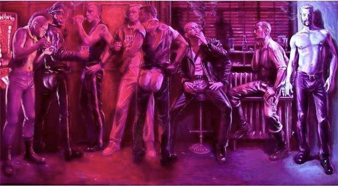 OBeyzaga's tweet photo. By Guy Burch #guyburch #gayart https://t.co/i282dOzHMI