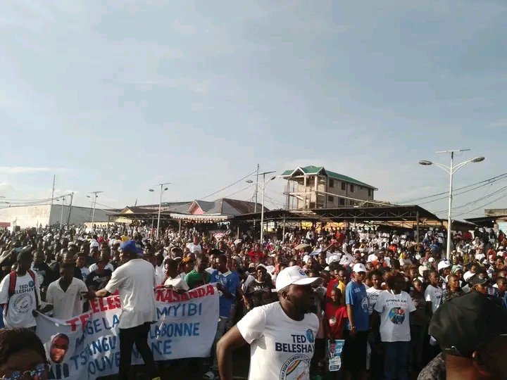 KapajikaDavid's tweet photo. Le premier leader de la Tshangu à remplir le stade municipal de Masina  c’est le candidat TED BELESHAYI 303.

Merci pour la confiance Tshangu.

@juantedbelkas 
@EmeryCijuka https://t.co/Kho2ksguLH