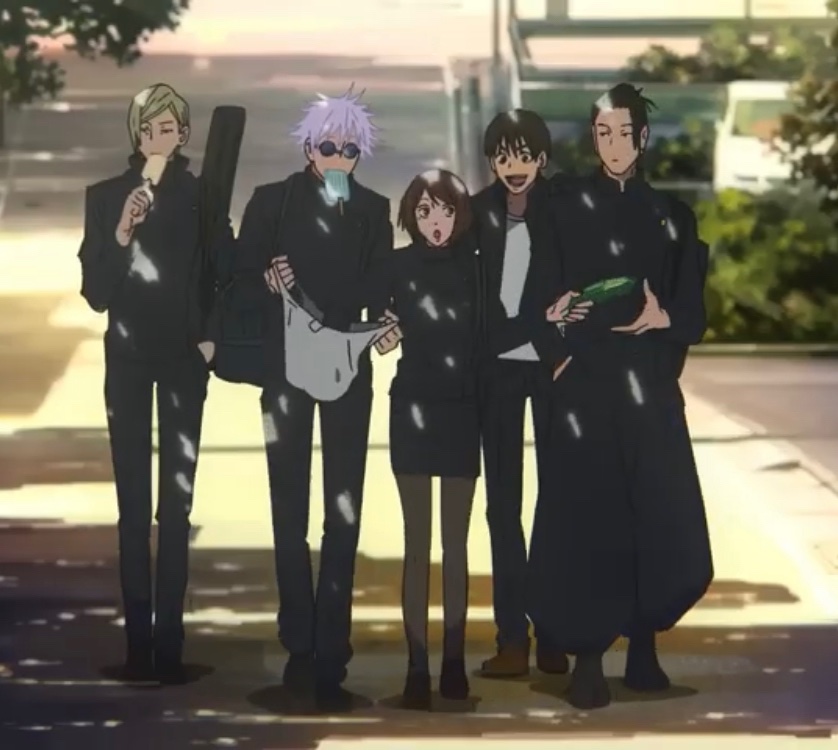Naus_sensei's tweet photo. The fact that Nanami not only lost Haibara, but also Geto. They were all friends.

Nanami watched his best friend die and his senpai spiral into madness AND die. That’s why he’s so protective of the kids. He doesn’t want them to die, watch their friends die, or become evil. https://t.co/UUMlhVioTB