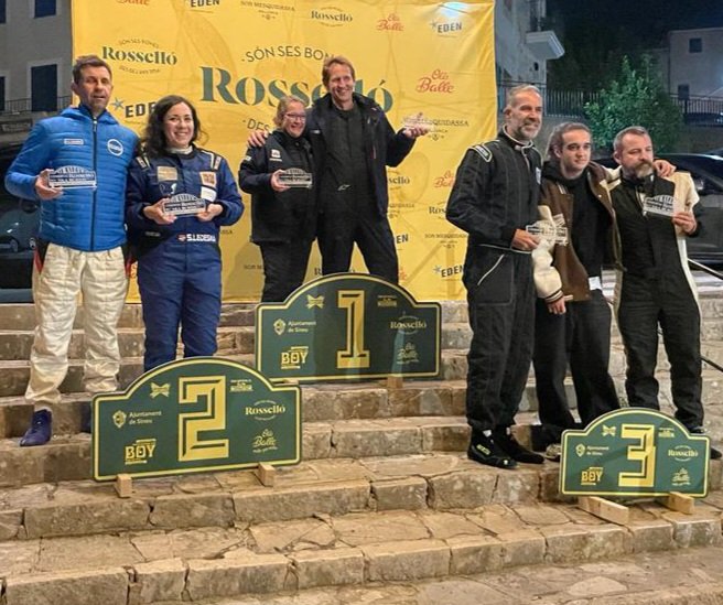 VI RALLYSPRINT C. ROSSELLO-VILA DE SINEU 
Podio de Regularidad Sport 
1* Federico Rodríguez-Juana M. Font (Seat 127)
2* Francesc Manresa-Sonia Ledesma (Renault Alpine A-110)
3* Joan Verger-Xavier Sastre (Talbot Simca 1000)
Enhorabuena!! <a href="/costanord_esc/">Escuderia Costa Nord</a> <a href="/elnaandes/">Fernando Fernández</a> <a href="/diariomallorca/">Diario de Mallorca</a>