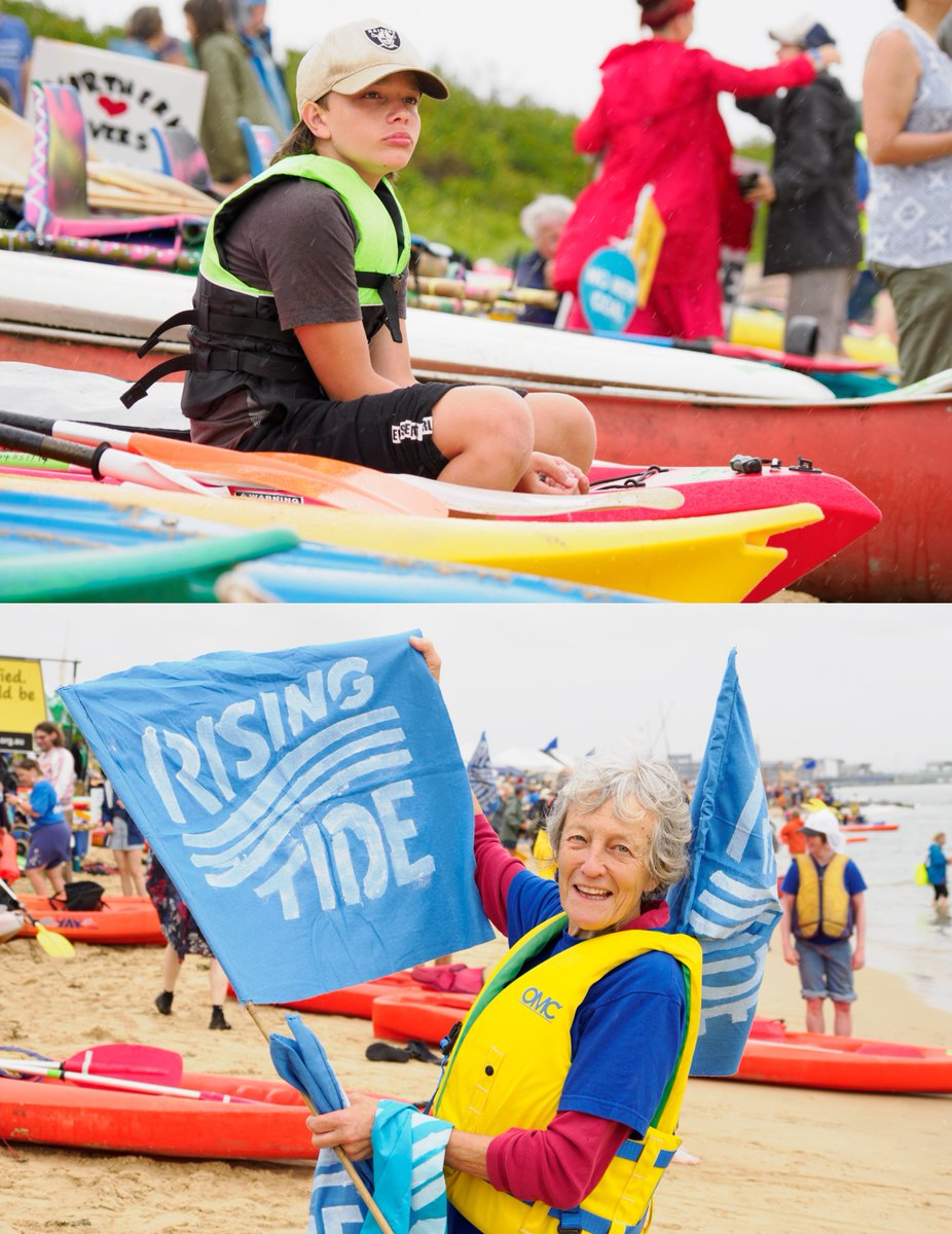 RisingTideAus's tweet photo. Youth and experience at the #PeopleBlockade 💚
Join us at Horseshoe Beach in Newcastle to support the #climate protectors demanding #NoNewCoal and to #MakePollutersPay for a #JustTransition 👇🏽
https://t.co/iIkK23eET4 https://t.co/nWqRauoAJk