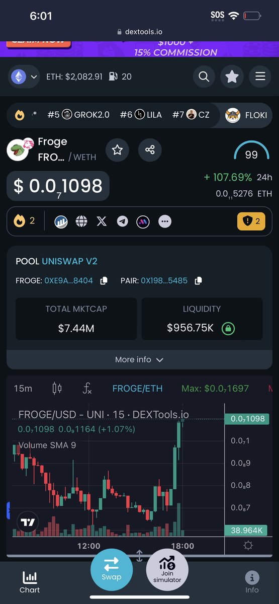 alcoachxyz's tweet photo. $Froge hit the 8M 
LFG https://t.co/EE5YEOOiWe