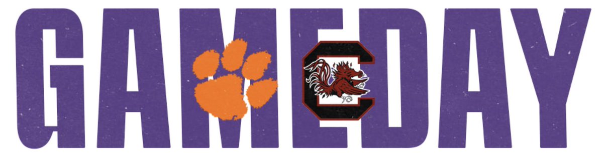 CUSportsMedia's tweet photo. Ready for the Palmetto Bowl showdown! 🐅 vs 🐔Who's bringing the noise? Clemson vs S. Carolina Gameday thread!! #TigersVSGamecocks #ClemsonFootball #CLEMvsSCAR #SCARvsCLEM #BeatSCAR https://t.co/YmEo2s4K8h