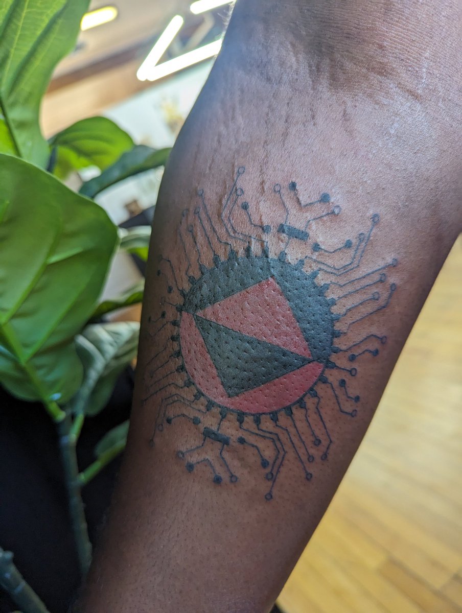 juneocelot's tweet image. &quot;To Mend and Defend&quot; Little Enzo&apos;s viral Icon as my first tattoo! #Reboot
#EnzoMatrix