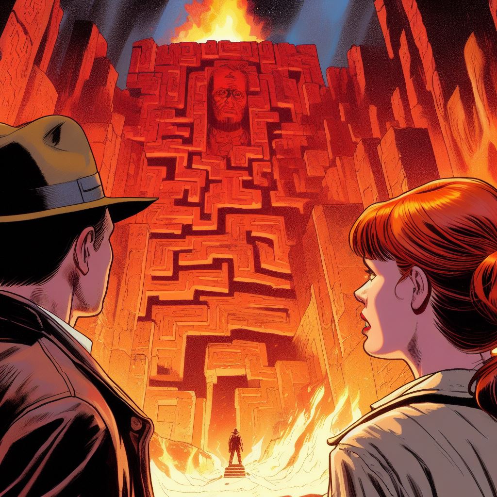 It's really great fun to play with AI, so I tried to create some comic scenes from Indiana Jones and the Fate of Atlantis.