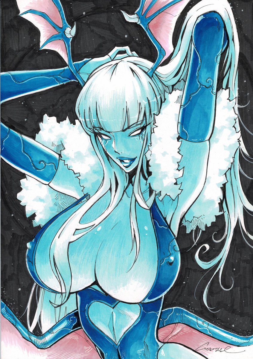 モリガン・アーンスランド 「#commission#illustration 」|GODTAIL｜個展/ 神戸三宮 8月末までのイラスト