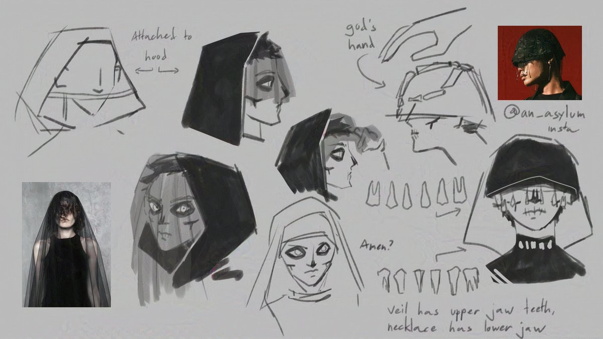 Harrow's veil always confused me but more on that later..
#TheLockedTomb #Harrowhark #GideonTheNinth