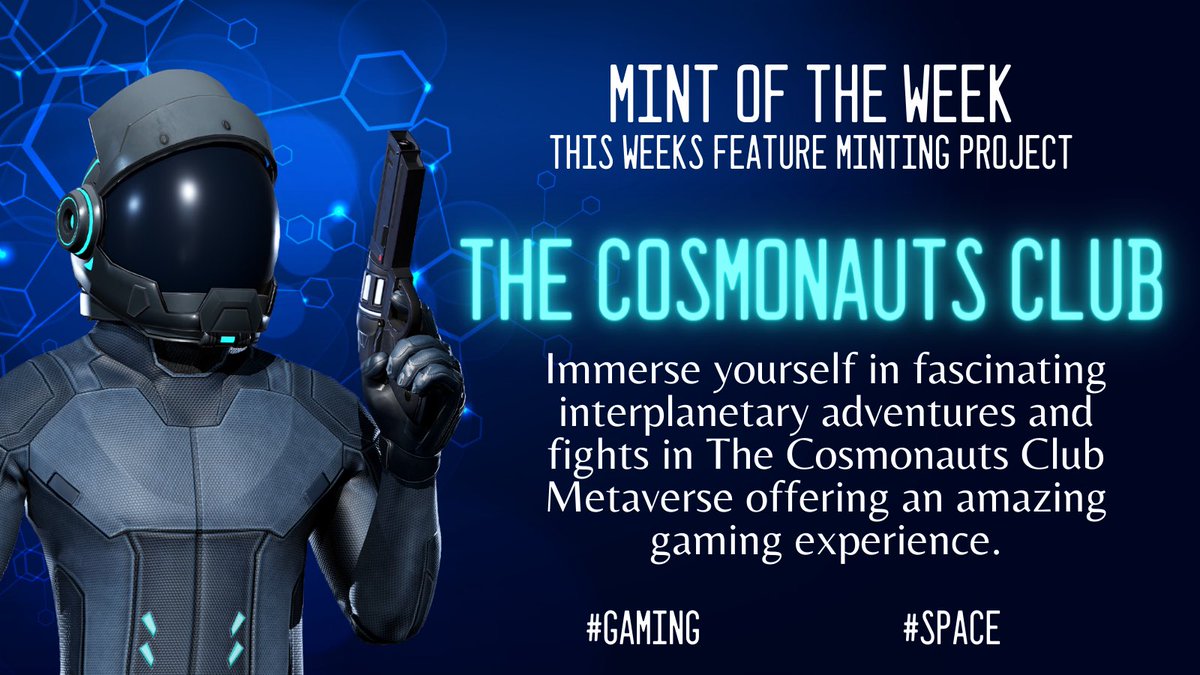 MOTW <a href="/CosmonautsClub/">Cosmonauts Club</a> 
Have you checked them out recently? 
It’s starting to go off!🚀 
#NFT #Web3  #Cosmo #MintingNow #CollabCentre