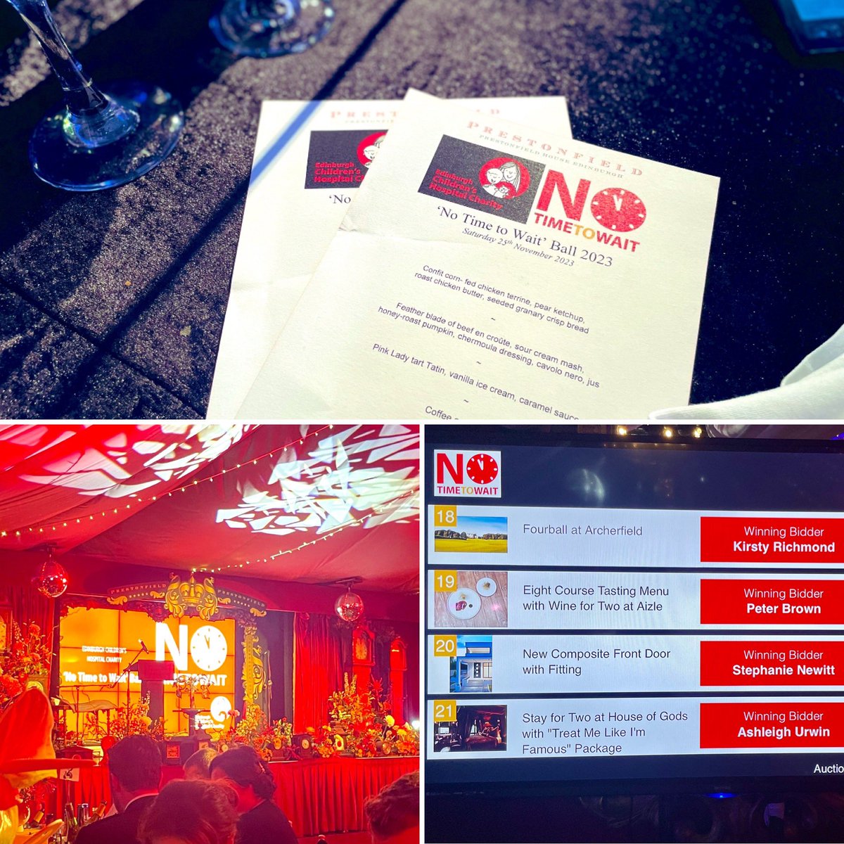 What a night! So much money raised for such an amazing cause <a href="/echcharity/">Edinburgh Children's Hospital Charity</a> #edinburgh #charity