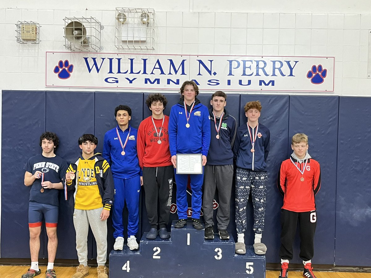 Tough competition at the 16 team Conant tournament today! Congrats to the following wrestlers!
Klug 6th
Cisneros 4th  
Garza and Garner 8th.  
<a href="/Leydenathletics/">Leyden Athletics</a> #leydenpride