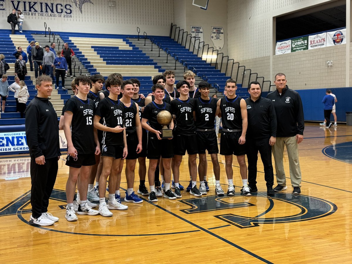 SFSpartanHoops's tweet image. Spartans get a big win at Geneva and win the inaugural Bob Schick Tournament! #OneStandard

McEwen: Tournament MVP
Cook: All-Tournament 1st Team
Mueller: All-Tournament 1st Team

 📰: @michaelsobrien @joehoopsreport  @KaneCountyPreps @HardwoodPrepsIL @ILHoopProspects @hsbballjg